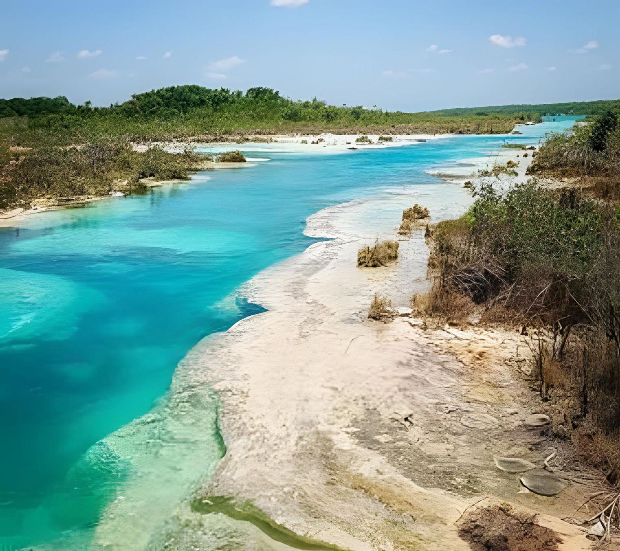 Apartmán Casa De Piedra - Departamentos Bacalar- Exteriér fotografie