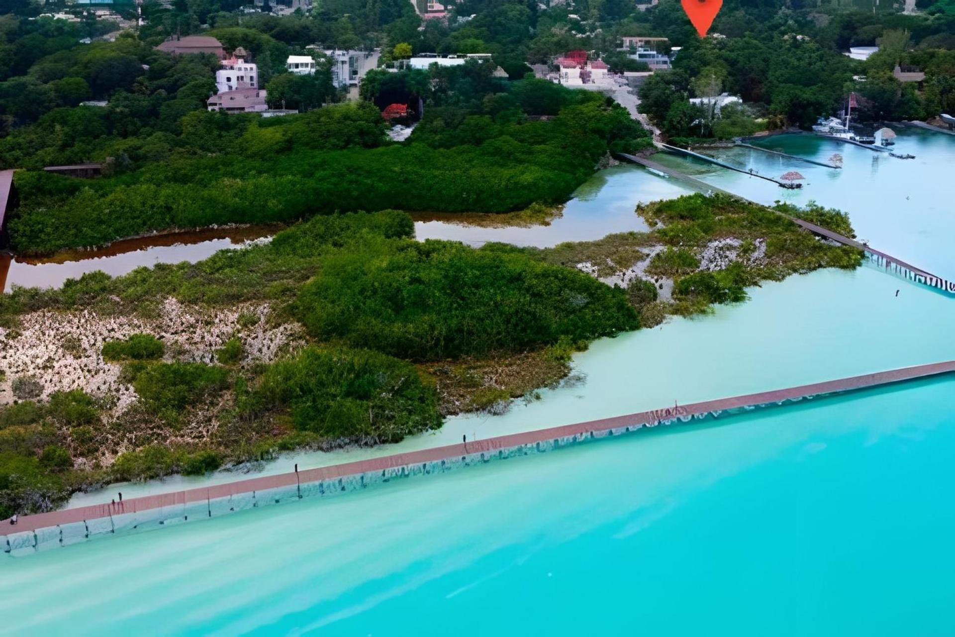 Apartmán Casa De Piedra - Departamentos Bacalar- Exteriér fotografie