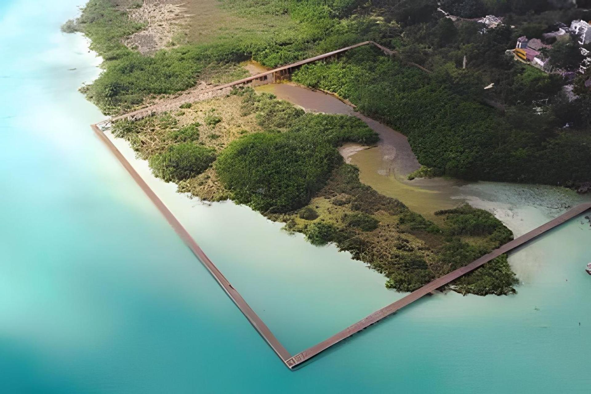 Apartmán Casa De Piedra - Departamentos Bacalar- Exteriér fotografie